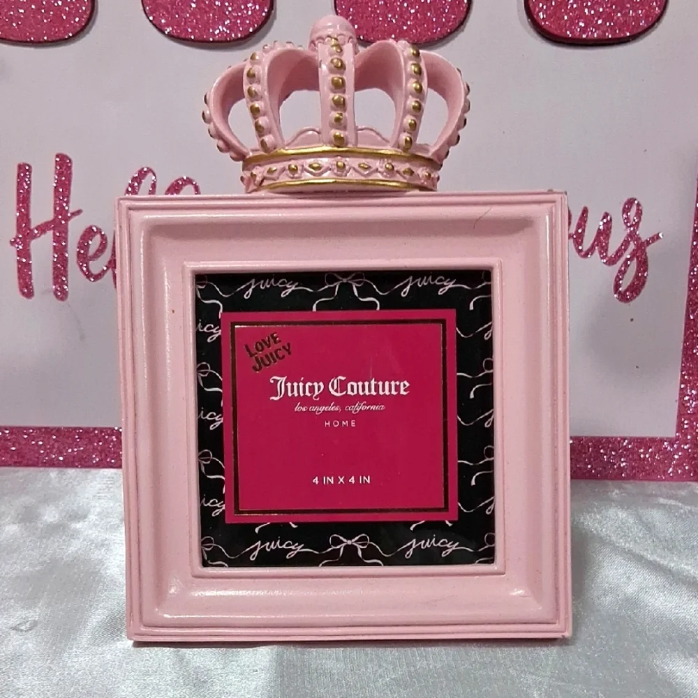 JUICY COUTURE Pink Fram with Crown NWT 2069